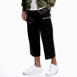 Cropped Cotton Pants